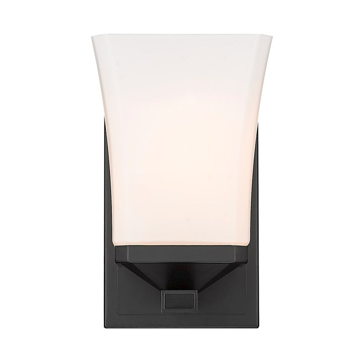 Z-Lite Darcy 1 Light Wall Sconce, Etched Opal
