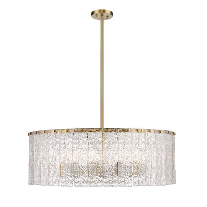 Z-Lite Glacier 12 Light Pendant, Modern Gold/Clear - 1943P32-MGLD