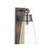 Z-Lite Wentworth 1 Light 16" Wall Sconce in Plated Bronze/Clear - 2300-1SL-BP