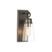 Z-Lite Wentworth 1 Light 12" Wall Sconce in Plated Bronze/Clear - 2300-1SS-BP
