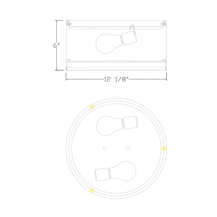 Z-Lite Arlo 1 Light Flush Mount