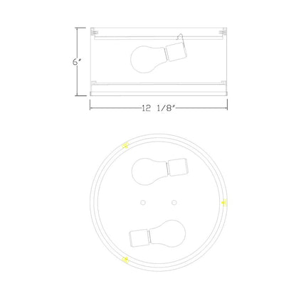 Z-Lite Arlo 1 Light Flush Mount