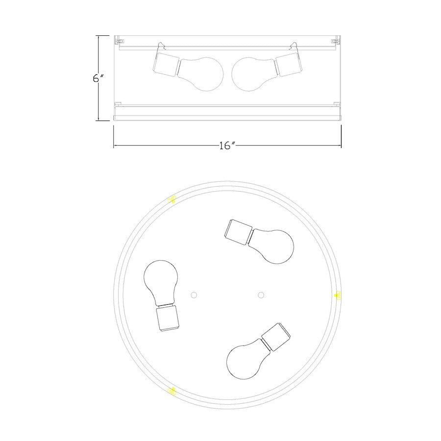 Z-Lite Arlo 1 Light Flush Mount