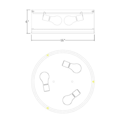 Z-Lite Arlo 1 Light Flush Mount