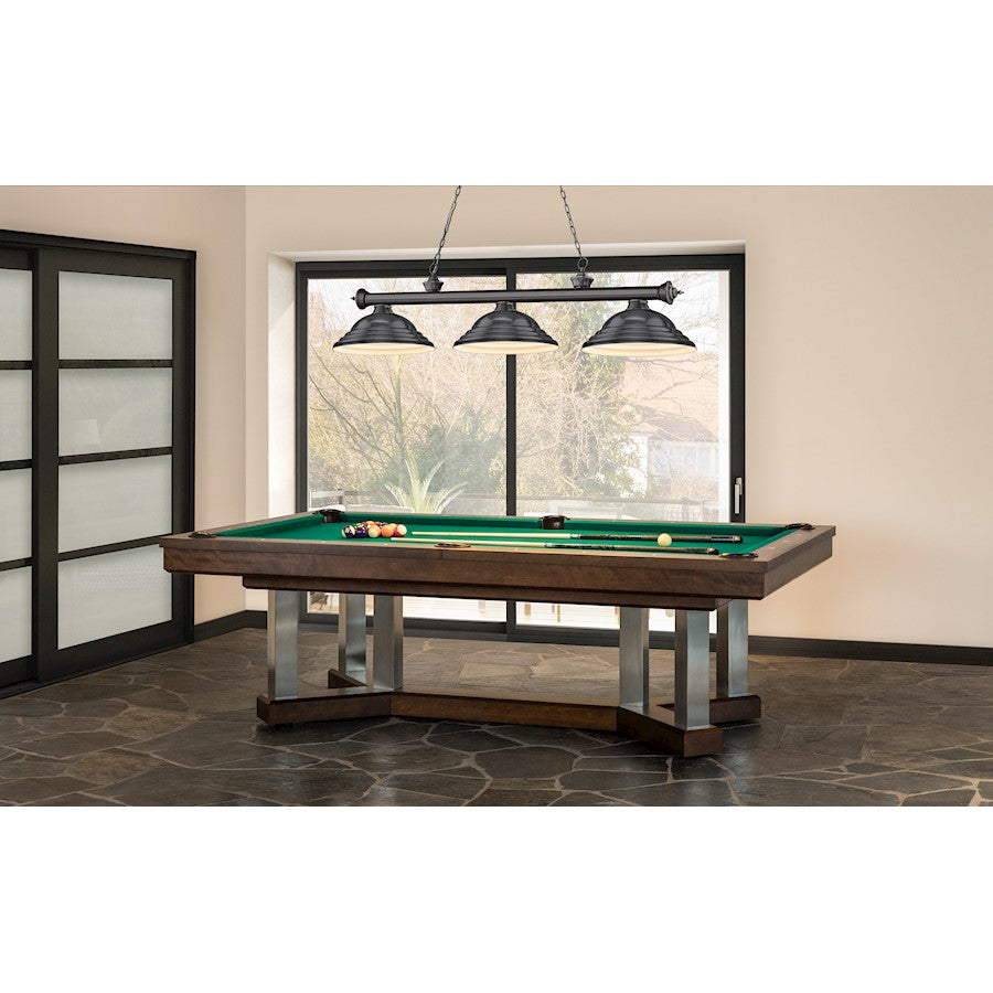 Z-Lite Cordon 58" Billiard, Bronze Plated