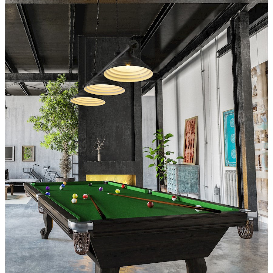 Z-Lite Cordon 58" Billiard, Matte Black