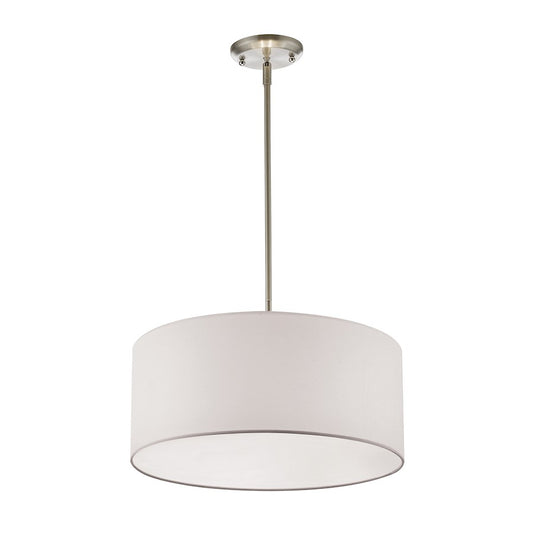 1 Light Pendant, Brushed Nickel