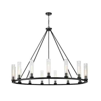 Z-Lite Beau 15 Light Chandelier in Bronze /Clear - 3031-15BRZ