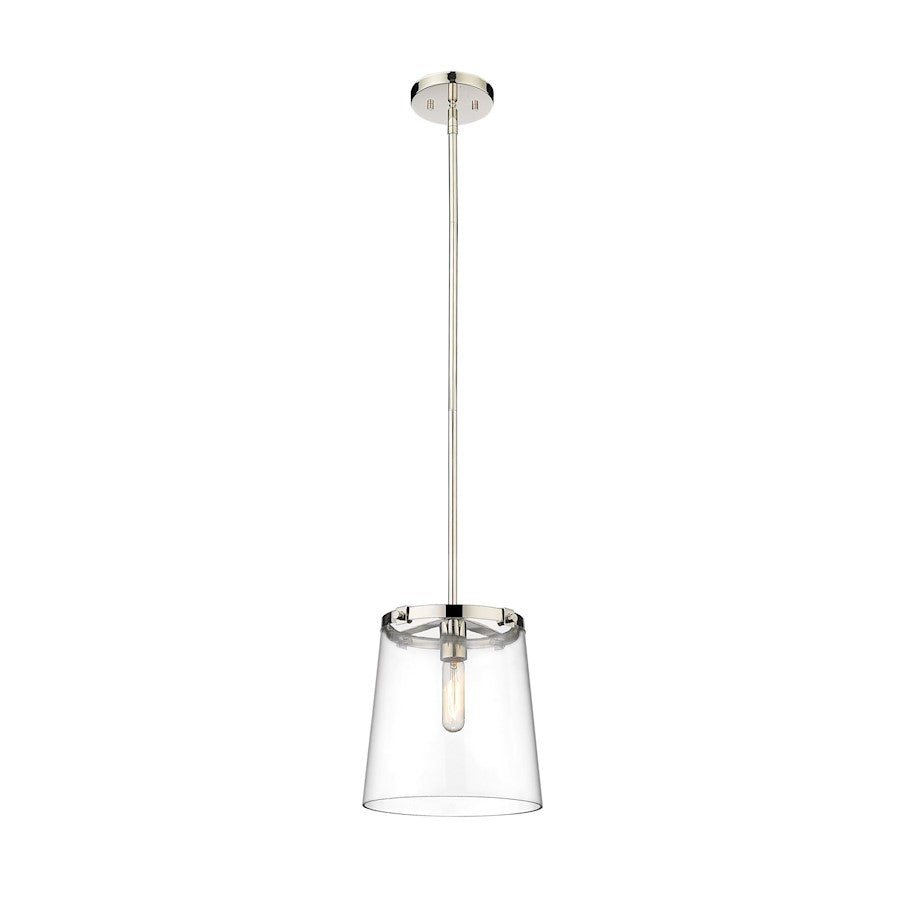 Z-Lite Callista 1 Light Pendant in Polished Nickel/Clear - 3032P10-PN