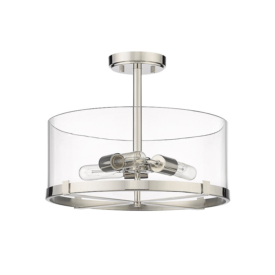 Z-Lite Callista 3 Light Semi Flush Mount