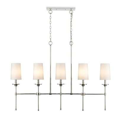 5 Light Chandelier, Off White