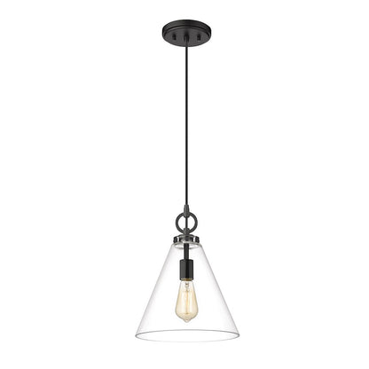 1 Light 11.5" Pendant, Clear