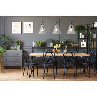 1 Light 11.5" Pendant, Clear