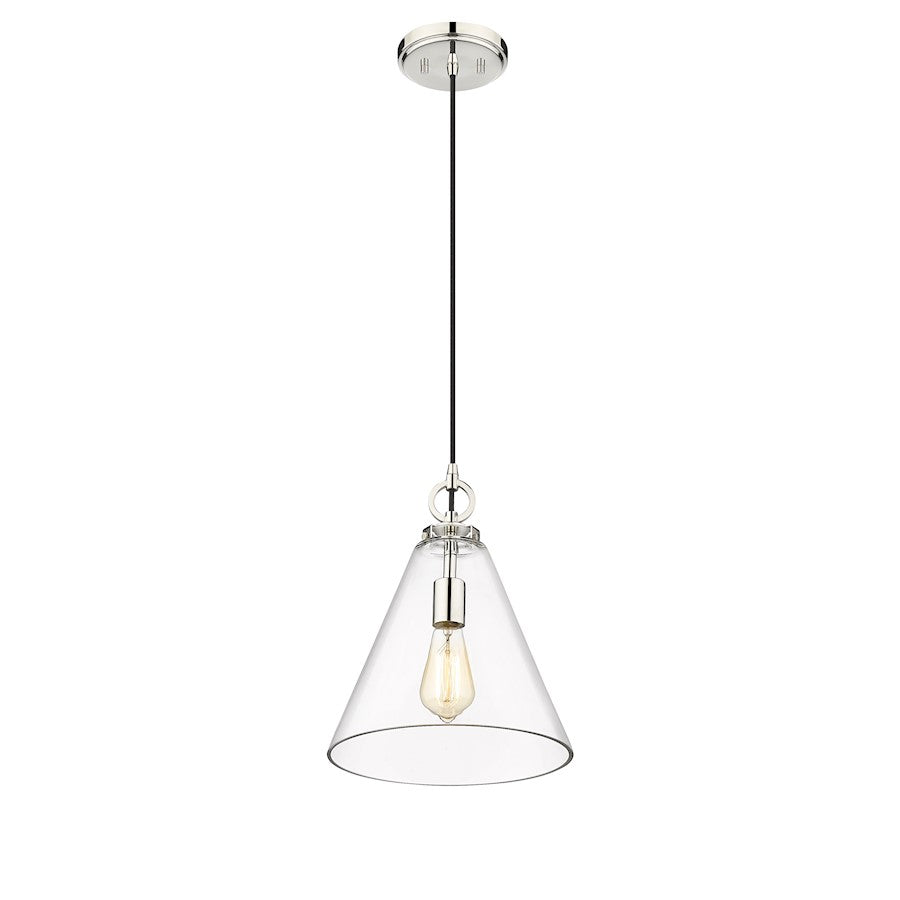 1 Light 11.5" Pendant, Clear