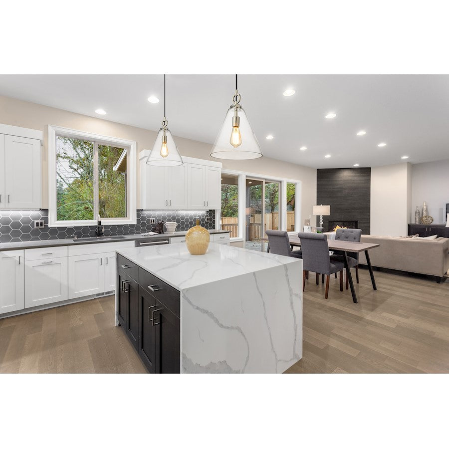 1 Light 11.5" Pendant, Clear