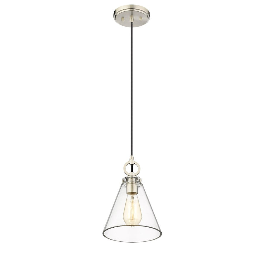 1 Light 8" Pendant, Clear