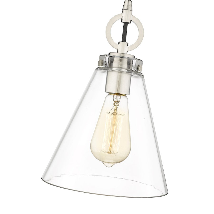 1 Light 8" Pendant, Clear