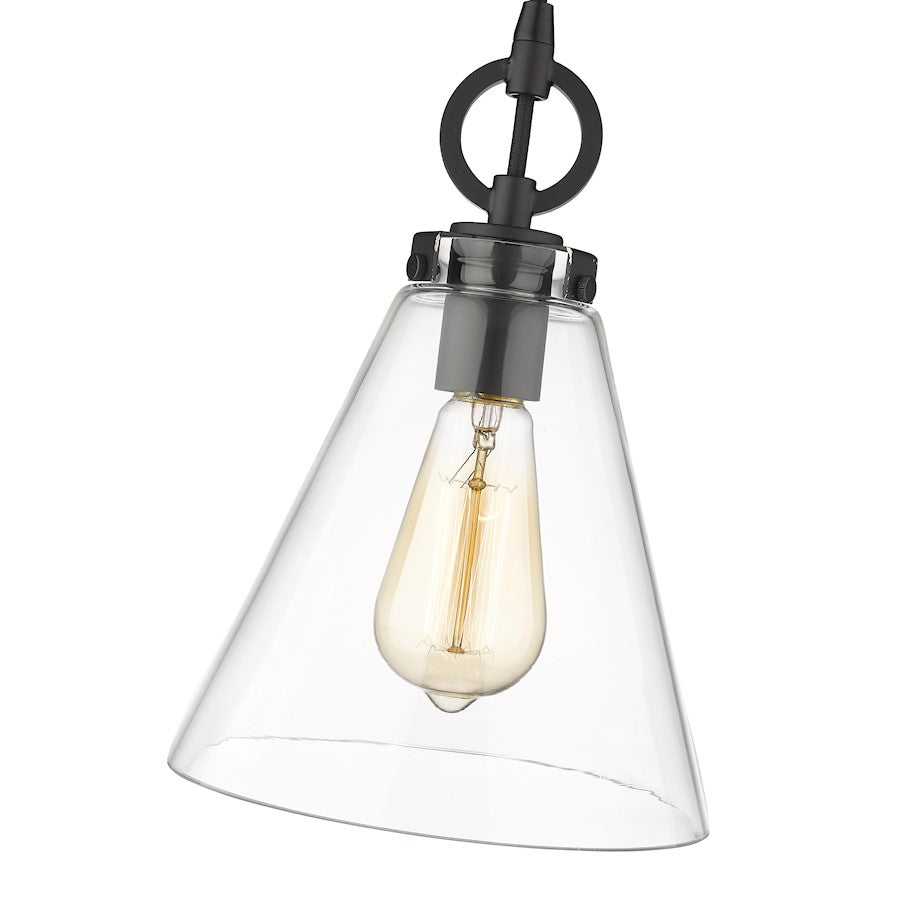 1 Light 8" Pendant, Clear