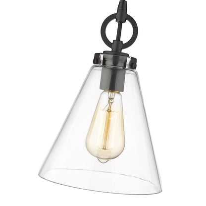 1 Light 8" Pendant, Clear