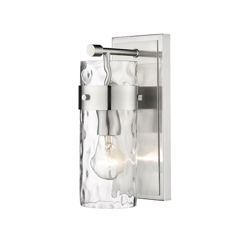Z-Lite Fontaine 1 Light Vanity, Brushed Nickel/Clear - 3035-1V-BN