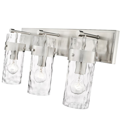 3 Light Bathroom Vanity Light, Clear