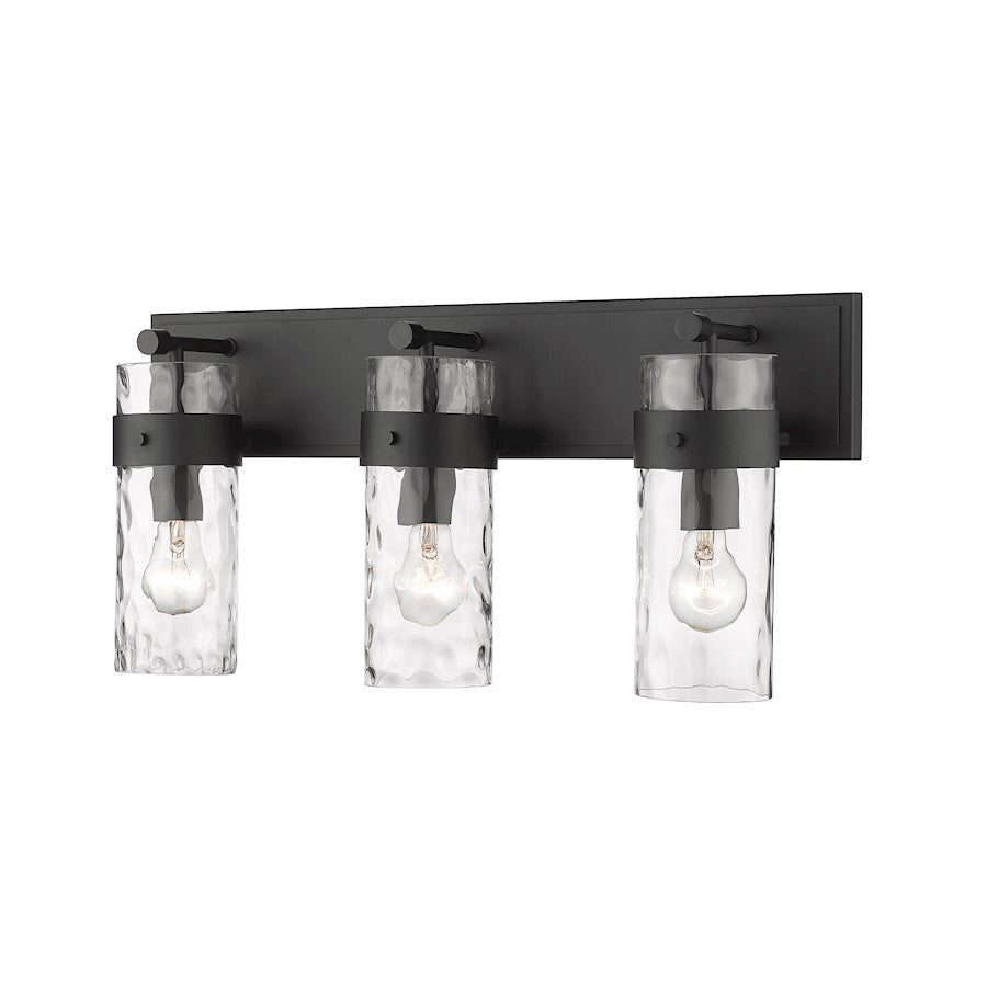 3 Light Bathroom Vanity Light, Clear