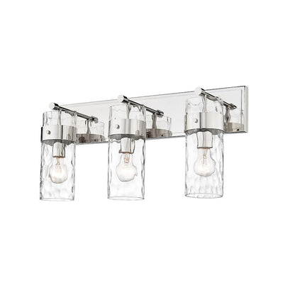 3 Light Bathroom Vanity Light, Clear