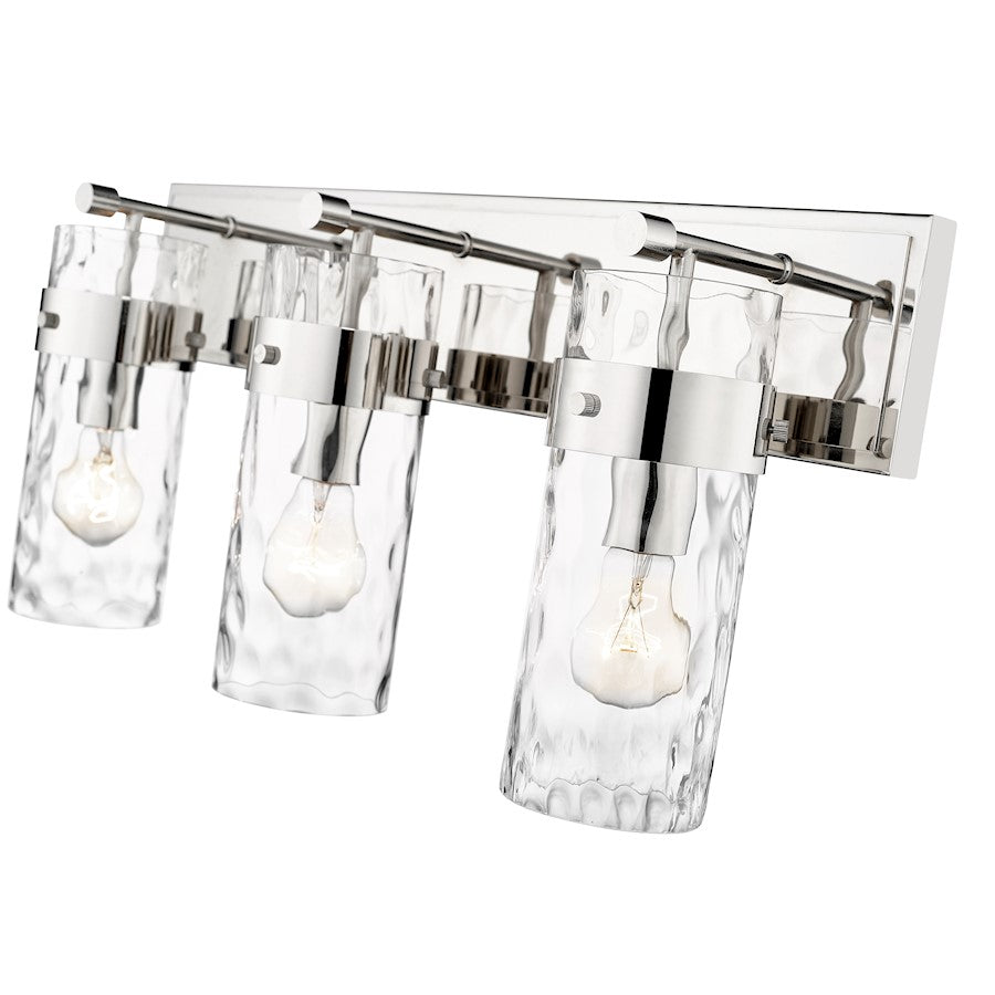 3 Light Bathroom Vanity Light, Clear