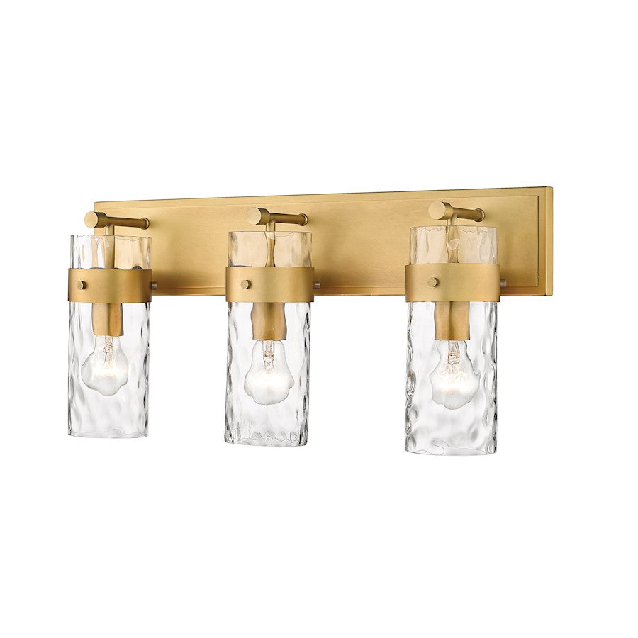 3 Light Bathroom Vanity Light, Clear