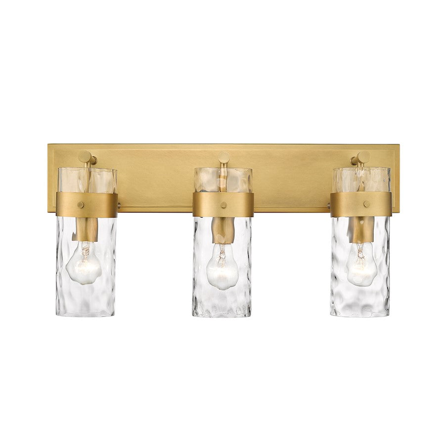 3 Light Bathroom Vanity Light, Clear