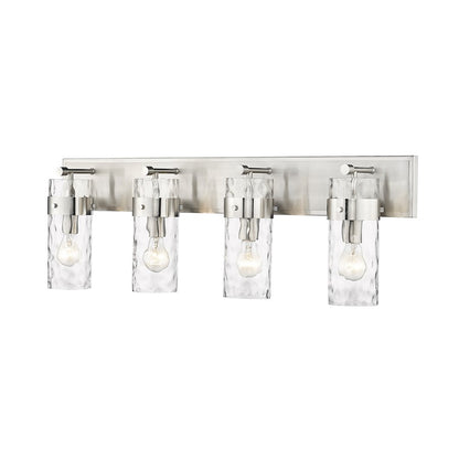 4 Light Bathroom Vanity Light, Clear