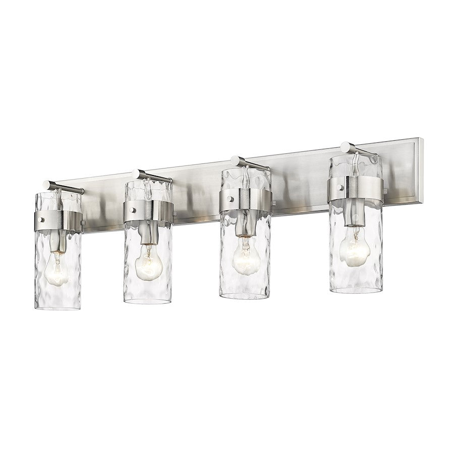 4 Light Bathroom Vanity Light, Clear