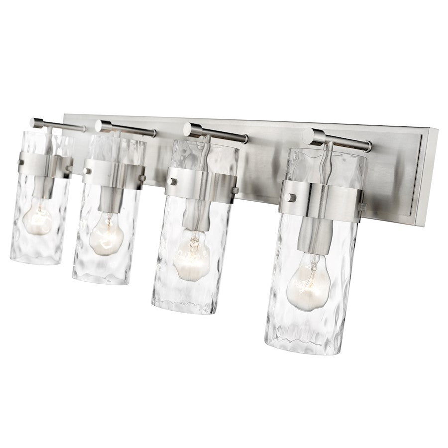 4 Light Bathroom Vanity Light, Clear