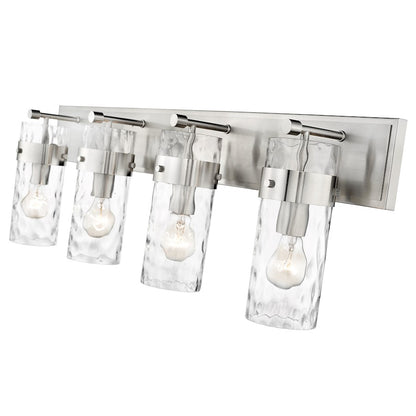 4 Light Bathroom Vanity Light, Clear