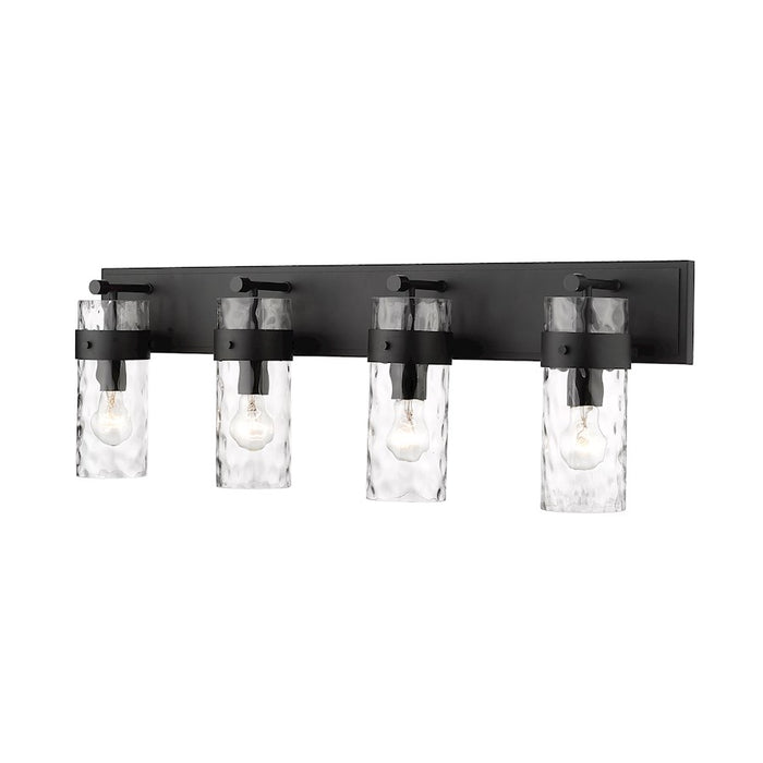 Z-Lite Fontaine 4 Light Vanity, Clear