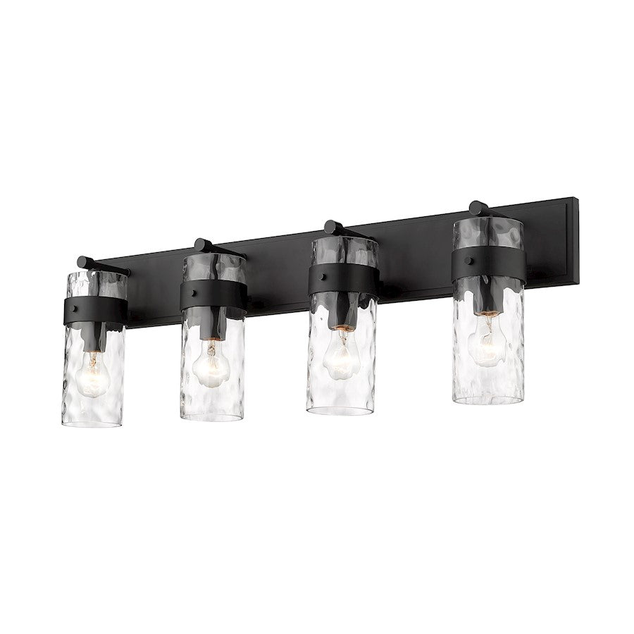 4 Light Bathroom Vanity Light, Clear