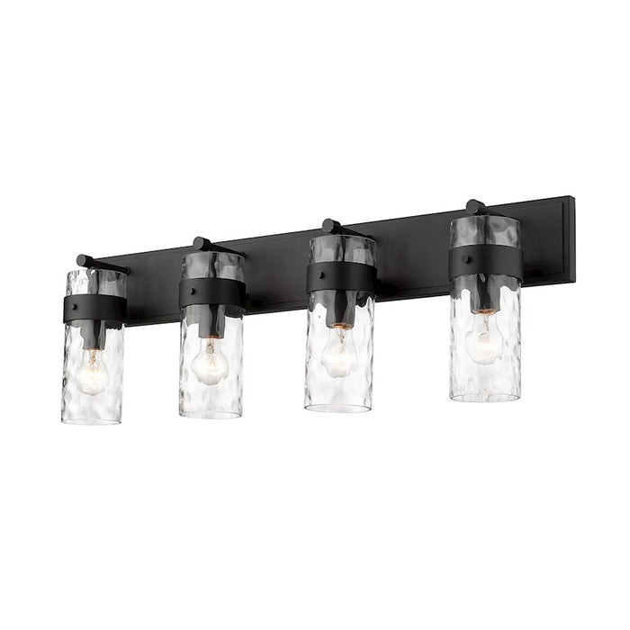 Z-Lite Fontaine 4 Light Vanity, Clear