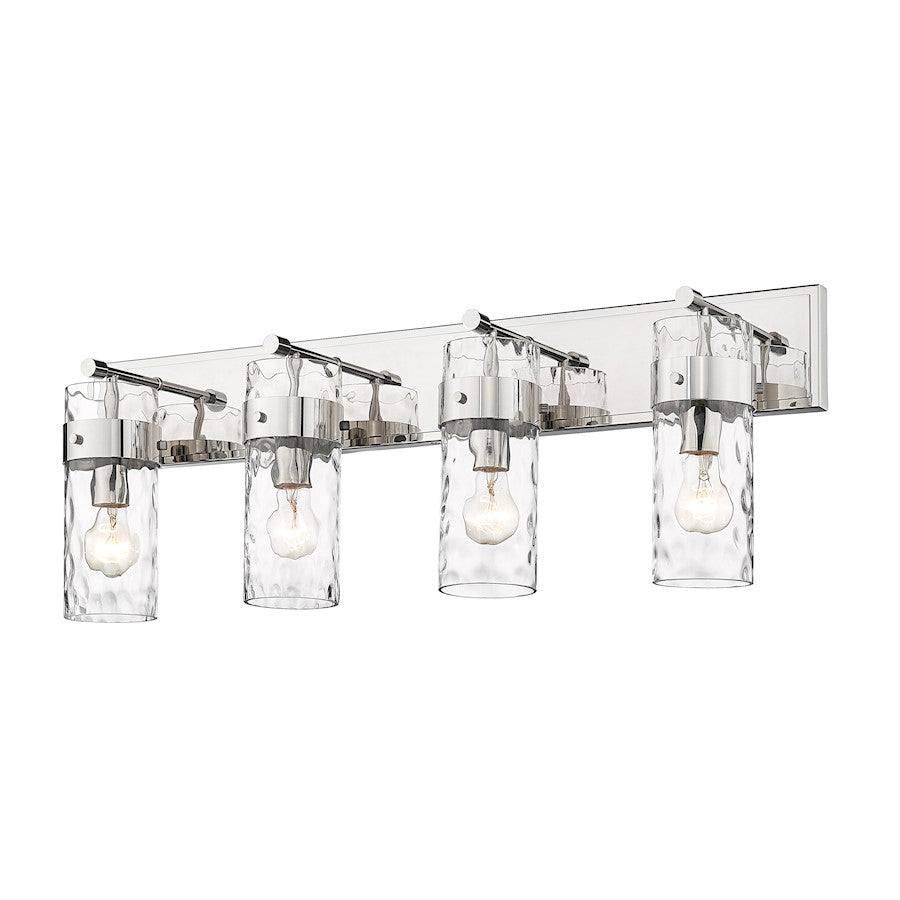 4 Light Bathroom Vanity Light, Clear