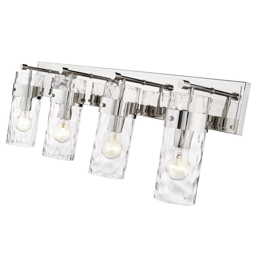 4 Light Bathroom Vanity Light, Clear