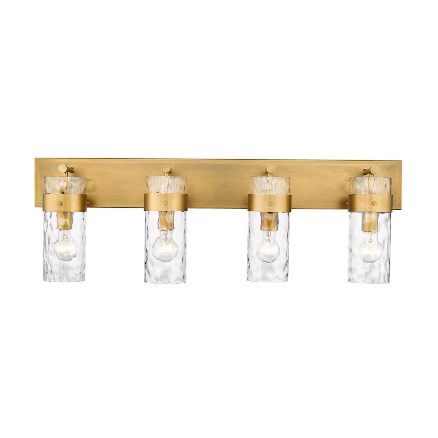 4 Light Bathroom Vanity Light, Clear