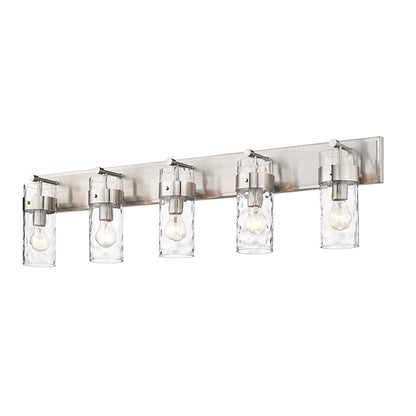 5 Light Bathroom Vanity Light, Clear