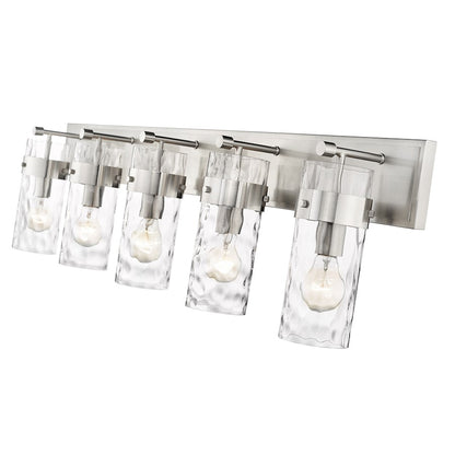 5 Light Bathroom Vanity Light, Clear