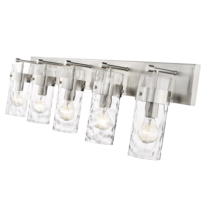 Z-Lite Fontaine 5 Light Vanity, Clear