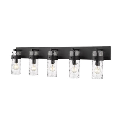 5 Light Bathroom Vanity Light, Clear