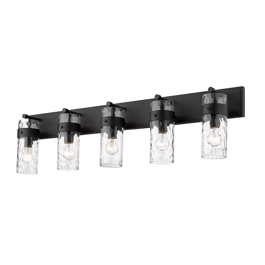 5 Light Bathroom Vanity Light, Clear