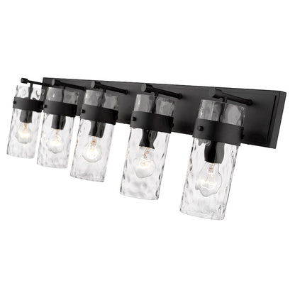 5 Light Bathroom Vanity Light, Clear