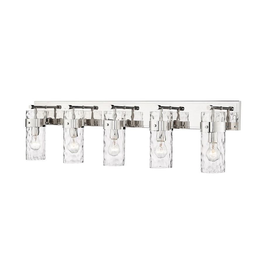 5 Light Bathroom Vanity Light, Clear