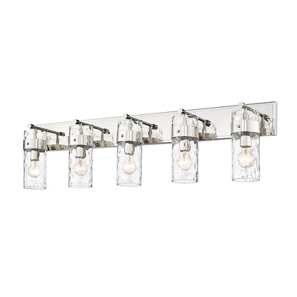 5 Light Bathroom Vanity Light, Clear