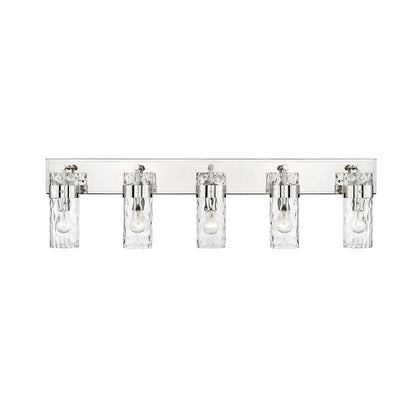 5 Light Bathroom Vanity Light, Clear