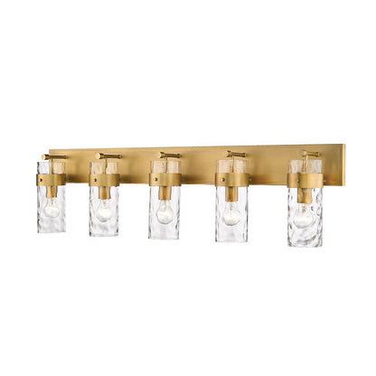 5 Light Bathroom Vanity Light, Clear